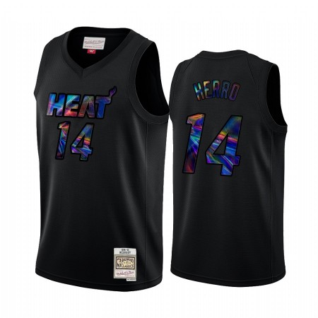 NBA Mænd Trøje Miami Heat Tyler Herro 14 Iridescent HWC Collection Swingman